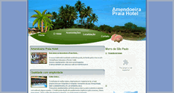 Desktop Screenshot of amendoeirapraiahotel.com.br